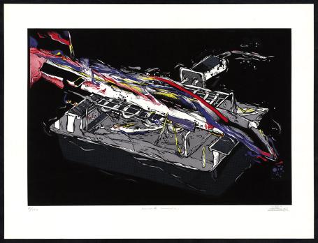 Zeefdruk van de Belgische kunstenaar Emiel Hoorne kopen