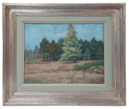 Landschapje geschilderd door Emeri Vercruyssen