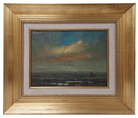 Olieverfschilderij  van de Belgische kunstenaar van Vic Dooms