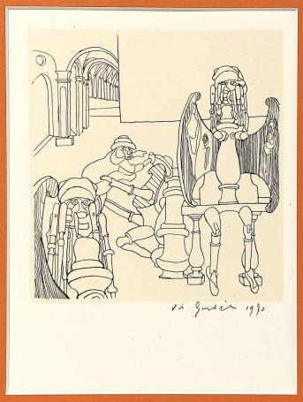 Gesigneerde grafiek van Vic Gentils kopen