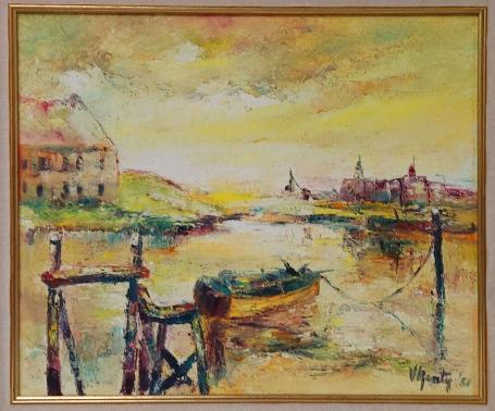 Olieverf schilderij van Victor Renty