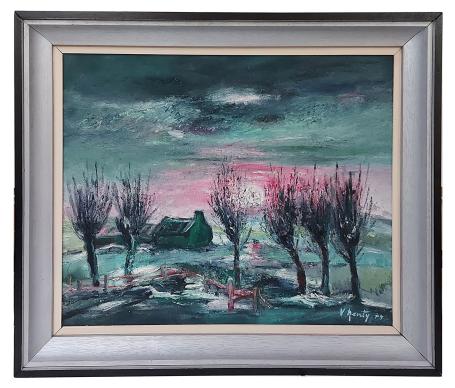 Schilderij van Belgische kunstschilder Victor Renty