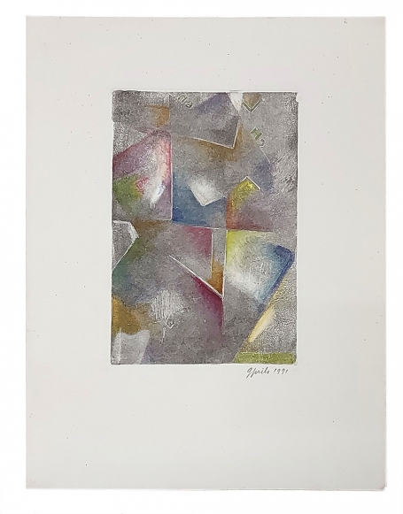 Gemengde techniek van de Gentse kunstenaar Gustaaf Prils