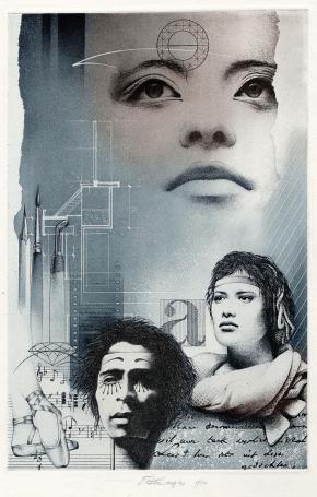 Grafiek van de Belgische kunstenaar Walter F. Brems