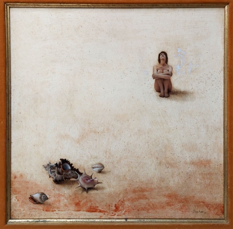 Schilderij van de Belgische kunstenaar Walter F. Brems