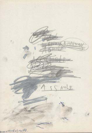 Kunstwerk uit 2008 van de Belgische kunstenaar Werner Mannaers