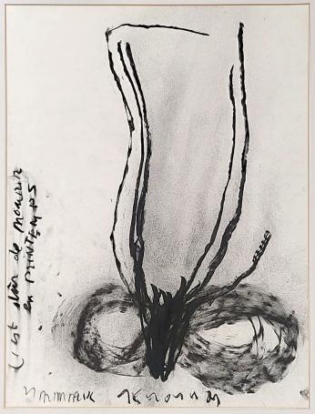 Kunstwerk uit 1989 van de Belgische kunstenaar Werner Mannaers