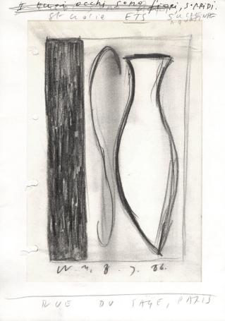 Kunstwerk uit 1986 van de Belgische kunstenaar Werner Mannaers