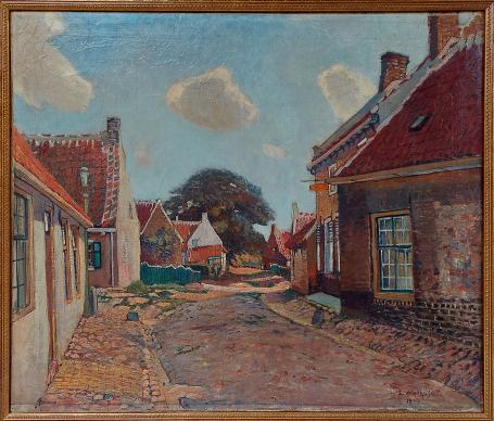 Belgische kunstenaar Edgard Wiethase met werk uit 1927