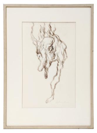 Wilfried Pas Belgische kunstenaar met een tekening