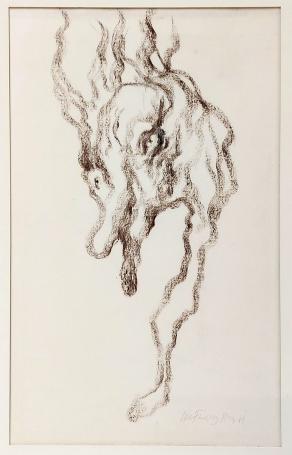 Houtskooltekening van Wilfried Pas kopen