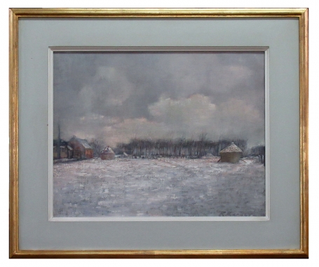 Schilderij  van de Belgische kunstschilder Raoul Pharasyn