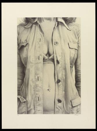 Litho uit 1975 Belgische graficus Roger Wittevrongel