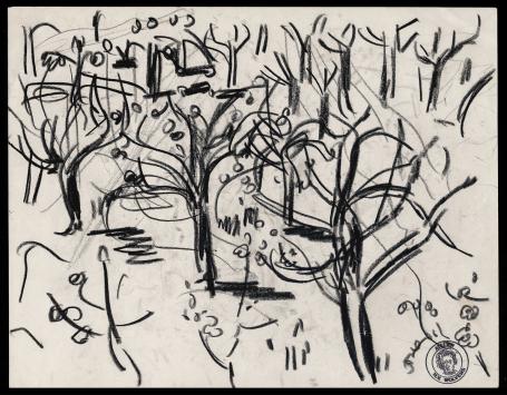 Tekeningen van de Belgische artiest Henri Victor Wolvens