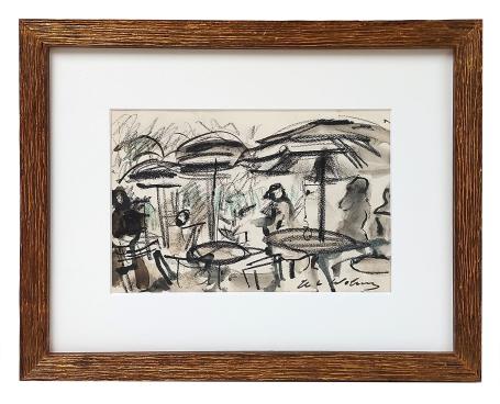 Tekening van de Belgische artiest Henri Victor Wolvens