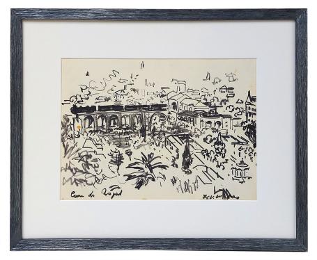 Tekening van de Belgische artiest Henri Victor Wolvens