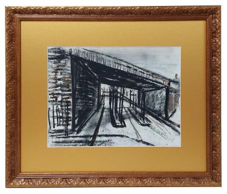 Tekening van de Belgische tekenaar Henri Victor Wolvens