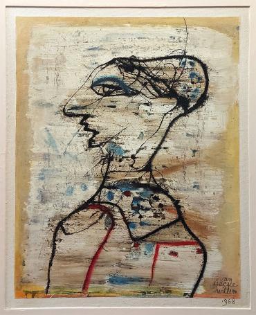 Kunstwerkje van de Belgische kunstenaar Willem van Hecke