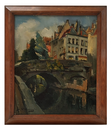 Schilderij van de Brugse schilder Charles Verbrugghe