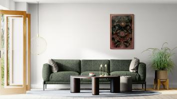 Abstractie, handen en rondingen