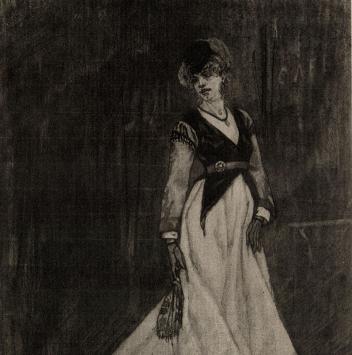 Félicien Rops Heliogravure la messagère du diable exteens 981