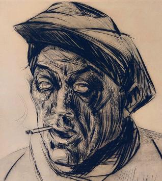 Hard Labeur, Man met sigaret 1933