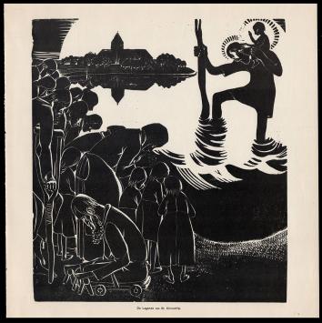 Linosnede van Jan Frans Cantré kopen