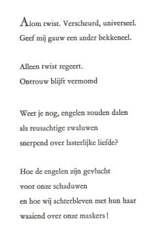 Alom twist, Verscheurd, universeel.  1998 III/X