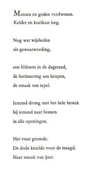 Mensen en goden verdwenen 1998 III/X