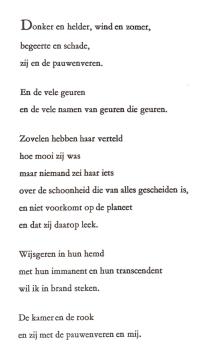Donker en helder, wind en zomer 1998 III/X