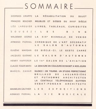 LA 047. L'art vivant N° 191 Decembre 1934 -Janvier 1935
