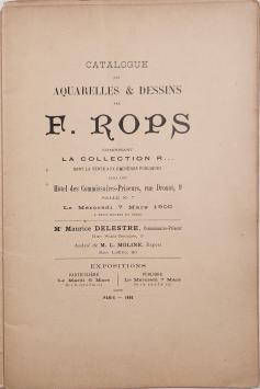 2502. Vente Oeuvres Importantes de F. Rops