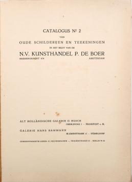 2508. Collectie P. De Boer Amsterdam Cat 2 1930