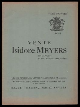 Salle Wynen Isidore Meyers 9 mars 1925