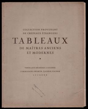 Collection provenant de Châteaux étrangers 1924