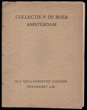 Collectie P. De Boer najaar 1928