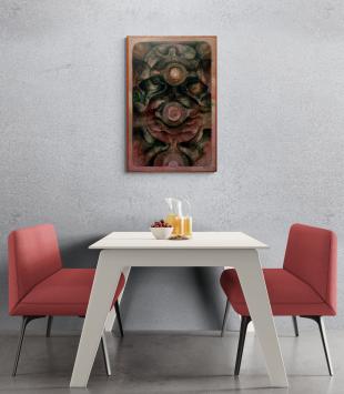 Abstractie, handen en rondingen