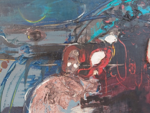 Schilderij van de Antwerpse kunstenaar Bert Hildebrandt aankopen