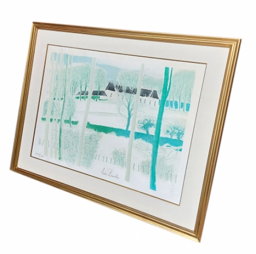 Litho uit 1983 van André Brasilier