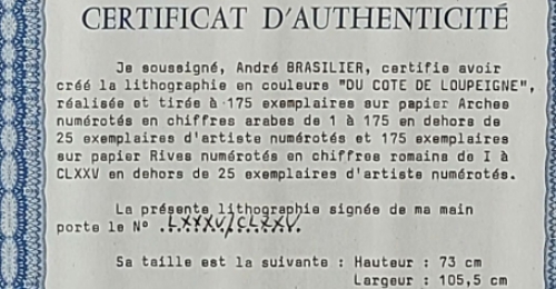 Litho met certificaat kopen