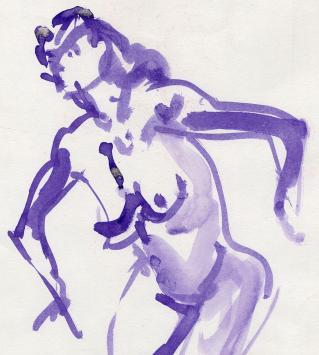 Naakte vrouw van Albert De Deken