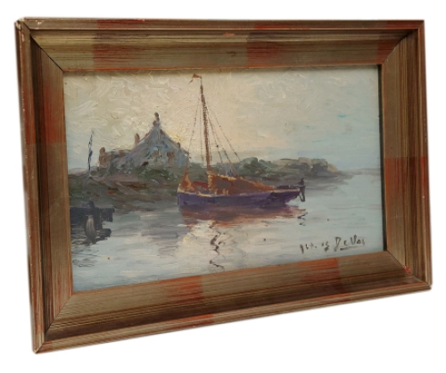 Bootje aan de kust