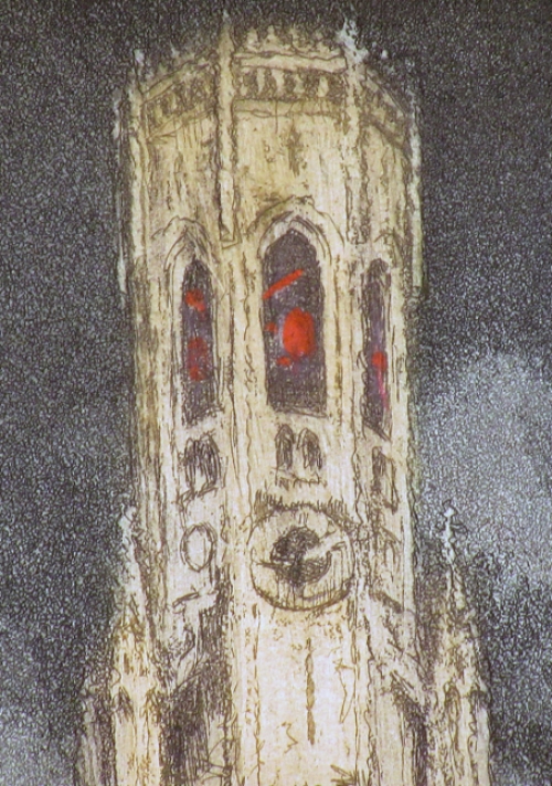 Belgische kunstschilder en etser A. Geudens