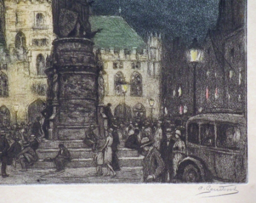 Kleurenets van A. Geudens Belfort te Brugge 