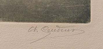 Biddend aan het altaar épreuve d artiste