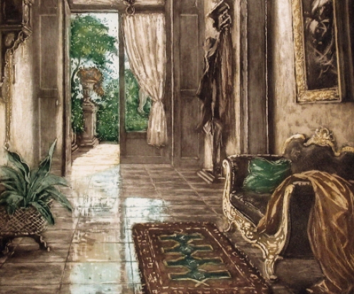 Belgische kunstschilder en etser A. Geudens