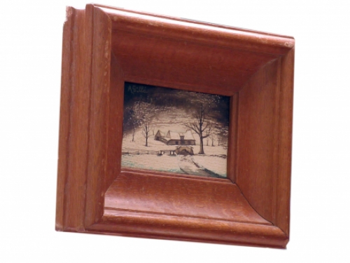 Miniatuur Winterlandschapje