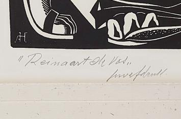 Gesigneerde druk uit 1941 van Antoon Herckenrath kopen