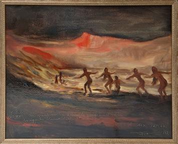 Olieverfschilderij van de kunstschilder Armand Jamar