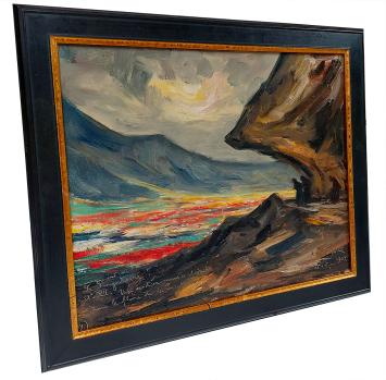 Le Purgatoire, Chtr VII Vous sentiez... – Oil on canvas on board – Armand Jamar – 1939